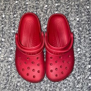 Red Crocs